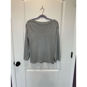 NWOT Calvin Klein Silver Boatneck Sweater Size XS